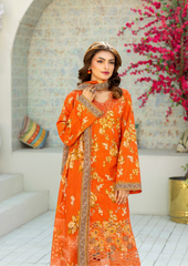 ELAYA 3 peice Prismatic Orange Glamour