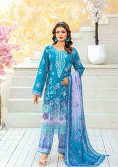 ELAYA 3 peice Breathable Azure Elegance