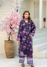 ELAYA 3 peice Midnight Floral Luxe