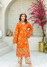 ELAYA 3 peice Prismatic Orange Glamour