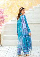ELAYA 3 peice Breathable Azure Elegance