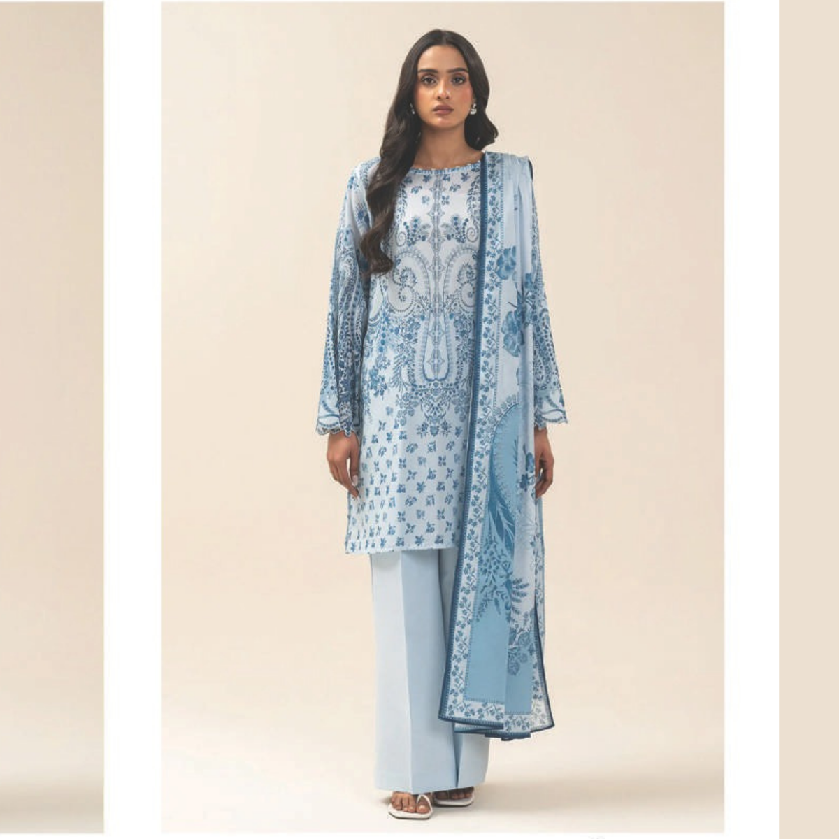 Beechtree 3-Piece Powder Blue Suit